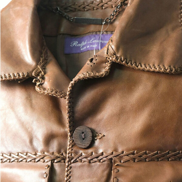 Vintage ralph discount lauren leather jacket